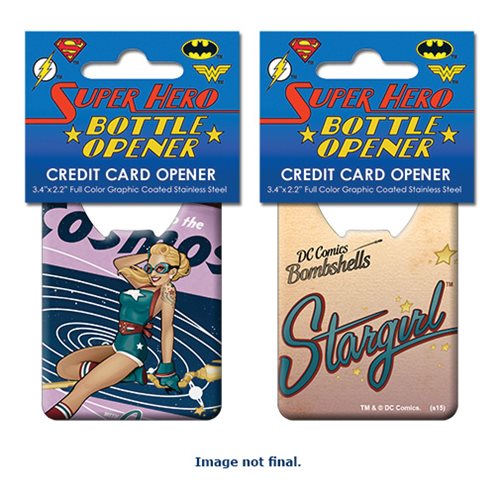 DC Comics Bombshells Stargirl Cover Credit Card Bottle Opener